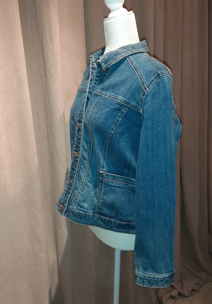 Chico's denim jacket - Picture 4 of 10